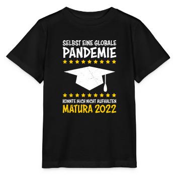 Matura 2022 Pandemie Maturant Matura - Stanley/Stella Kinder T-Shirt MINI CREATOR  - Schwarz - Vorne - Mikhail (115cm)