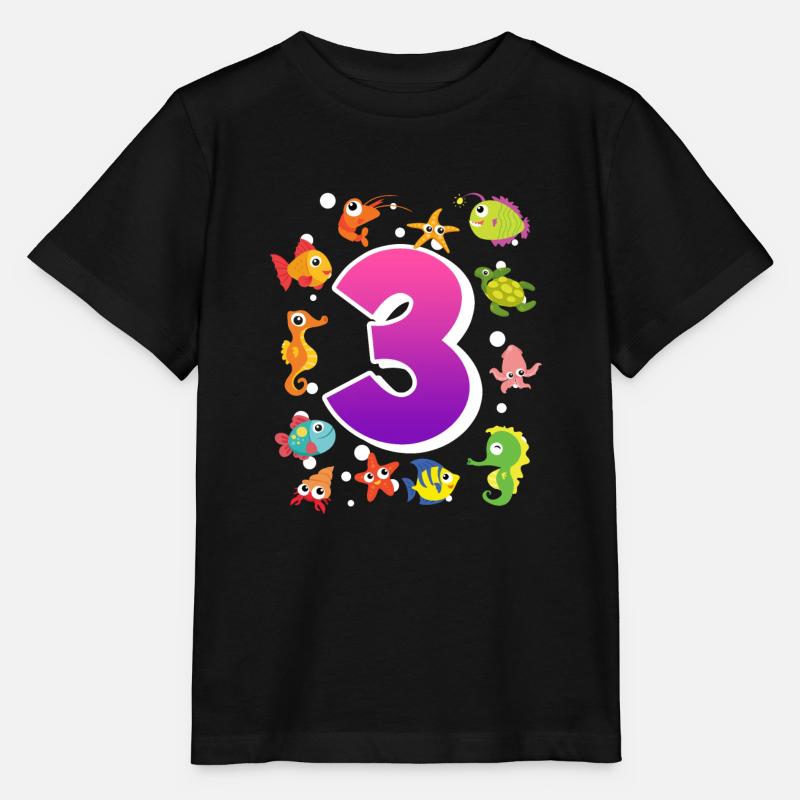 3. Geburtstag Mädchen 3 Jahre - Stanley/Stella Kinder T-Shirt MINI CREATOR  - Schwarz