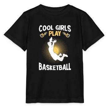 Women's Basketball - Stanley/Stella MINI CREATOR Kids’ T-Shirt - black - Front - Mikhail (115cm)
