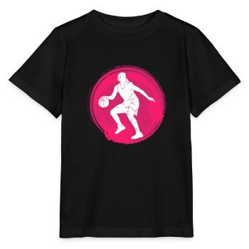 Women's Basketball - Stanley/Stella MINI CREATOR Kids’ T-Shirt - black - Front - Mikhail (115cm)