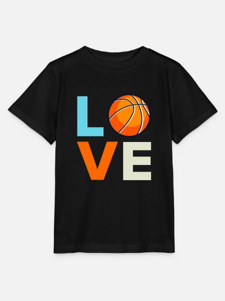 Basketball Liebe Basketballer - Stanley/Stella Kinder T-Shirt MINI CREATOR - Schwarz