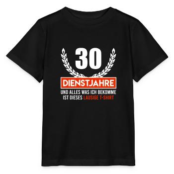 Dienstjubiläum 30 Jahre Firmenjubiläum - Stanley/Stella Kinder T-Shirt MINI CREATOR  - Schwarz - Vorne - Mikhail (115cm)