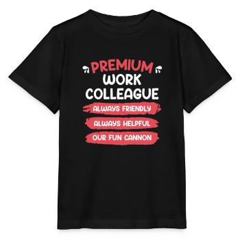 Premium colleague best colleague - Stanley/Stella MINI CREATOR Kids’ T-Shirt - black - Front - Mikhail (115cm)