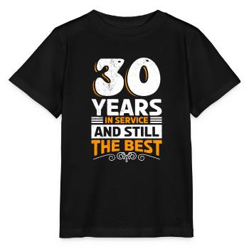 Service anniversary 30 years Company anniversary 30 years - Stanley/Stella MINI CREATOR Kids’ T-Shirt - black - Front - Mikhail (115cm)