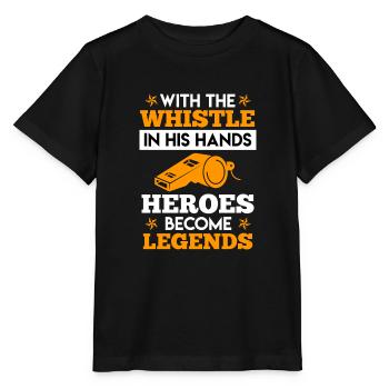 Avec le tuyau dans vos mains - T-shirt bio MINI CREATOR Stanley/Stella Enfant - noir - Devant - Mikhail (115cm)