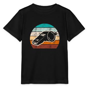 Arbitre de pipe Shiri vintage - T-shirt bio MINI CREATOR Stanley/Stella Enfant - noir - Devant - Mikhail (115cm)