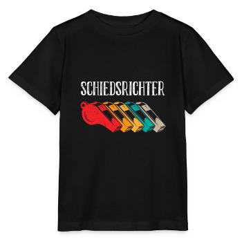 Schiedsrichter Evolution Schiri - Stanley/Stella Kinder T-Shirt MINI CREATOR  - Schwarz - Vorne - Mikhail (115cm)