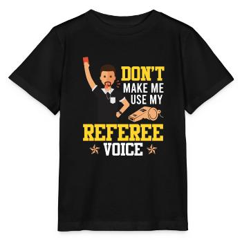 Referee - Stanley/Stella MINI CREATOR Kids’ T-Shirt - black - Front - Mikhail (115cm)