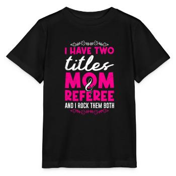 Maman et Arbitre Dames Arbitre - T-shirt bio MINI CREATOR Stanley/Stella Enfant - noir - Devant - Mikhail (115cm)