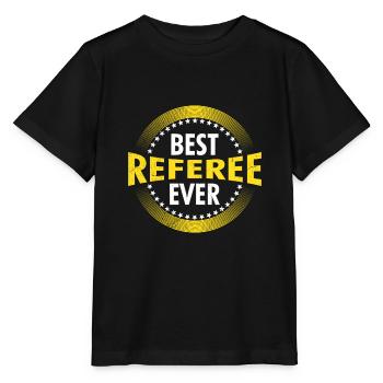 Best Schiedsrichter ever Schiri - Stanley/Stella Kinder T-Shirt MINI CREATOR  - Schwarz - Vorne - Mikhail (115cm)
