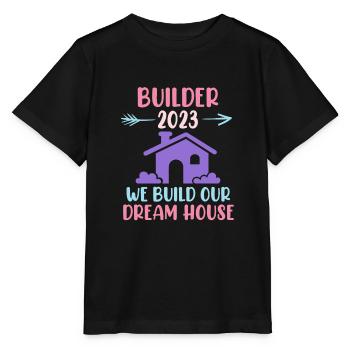 Client 2023 Own home Topping-out ceremony - Stanley/Stella MINI CREATOR Kids’ T-Shirt - black - Front - Mikhail (115cm)