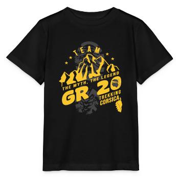 GR 20 trekking trek gr 20 corsica - Stanley/Stella MINI CREATOR Kids’ T-Shirt - black - Front - Mikhail (115cm)