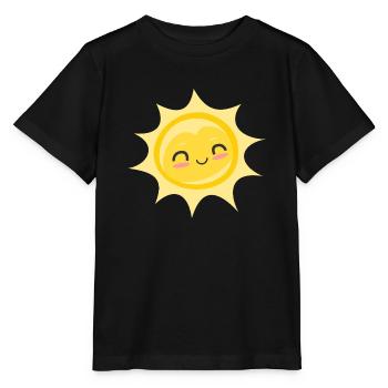Sonne - Sonnenstrahlen Sonnenlicht Sommer Spass - Stanley/Stella Kinder T-Shirt MINI CREATOR  - Schwarz - Vorne - Mikhail (115cm)