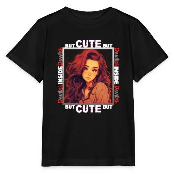 Mignon mais diabolique à l’intérieur - T-shirt bio MINI CREATOR Stanley/Stella Enfant - noir - Devant - Mikhail (115cm)