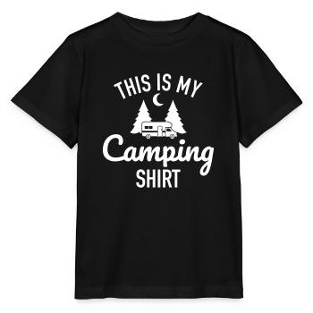 Wohnmobil - Stanley/Stella Kinder T-Shirt MINI CREATOR  - Schwarz - Vorne - Mikhail (115cm)