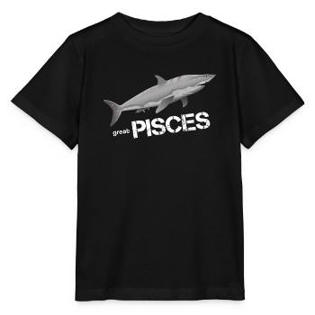 Fische Sternzeichen Fische Pisces - Stanley/Stella Kinder T-Shirt MINI CREATOR  - Schwarz - Vorne - Mikhail (115cm)