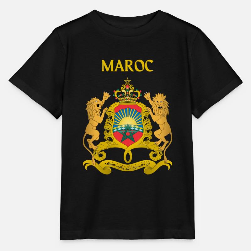 Royaume du Maroc - T-shirt bio MINI CREATOR Stanley/Stella Enfant - noir