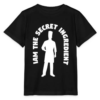 Cuisinier Chef étoilé Gastro Restaurant - T-shirt bio MINI CREATOR Stanley/Stella Enfant - noir - Devant - Mikhail (115cm)