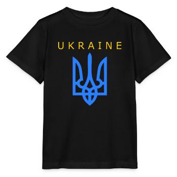 Ukraine - Stanley/Stella Kinder T-Shirt MINI CREATOR  - Schwarz - Vorne - Mikhail (115cm)