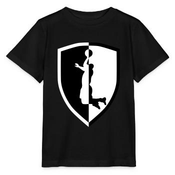 Basketball - slam dunk - T-shirt bio MINI CREATOR Stanley/Stella Enfant - noir - Devant - Mikhail (115cm)