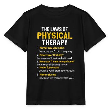 T-shirts de physiothérapie - T-shirt bio MINI CREATOR Stanley/Stella Enfant - noir - Devant - Mikhail (115cm)