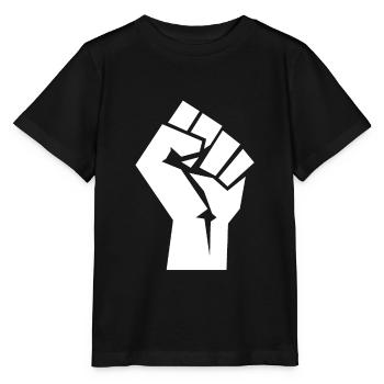 Résister au poing - T-shirt bio MINI CREATOR Stanley/Stella Enfant - noir - Devant - Mikhail (115cm)