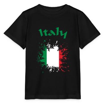 Italie Italie Italie - T-shirt bio MINI CREATOR Stanley/Stella Enfant - noir - Devant - Mikhail (115cm)