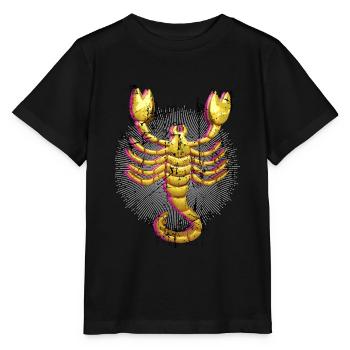skorpion golden schein grunge esoterik horoskop - Stanley/Stella Kinder T-Shirt MINI CREATOR  - Schwarz - Vorne - Mikhail (115cm)