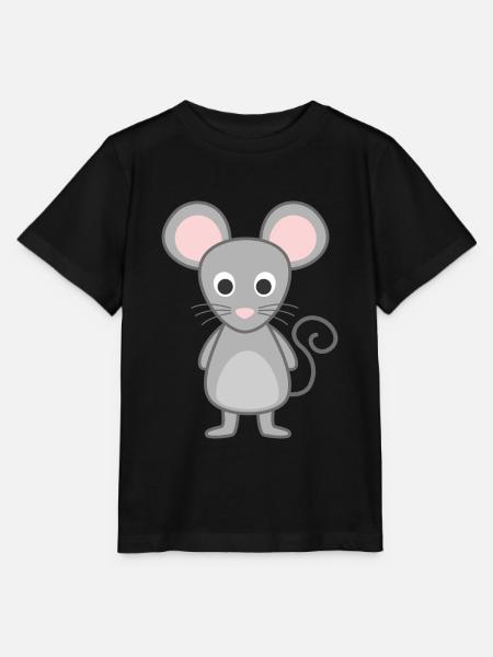 Maus - Stanley/Stella Kinder T-Shirt MINI CREATOR  - Schwarz