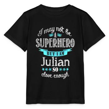 Julian - Stanley/Stella Kinder T-Shirt MINI CREATOR  - Schwarz - Vorne - Mikhail (115cm)