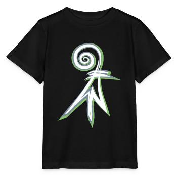 baslerstab Basel - Stanley/Stella Kinder T-Shirt MINI CREATOR  - Schwarz - Vorne - Mikhail (115cm)