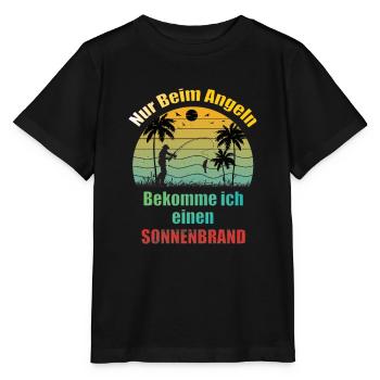 Lustiger Angler Spass Angeln Team Design für Sonne - Stanley/Stella Kinder T-Shirt MINI CREATOR  - Schwarz - Vorne - Mikhail (115cm)