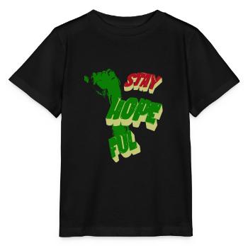 Gardez espoir - T-shirt bio MINI CREATOR Stanley/Stella Enfant - noir - Devant - Mikhail (115cm)