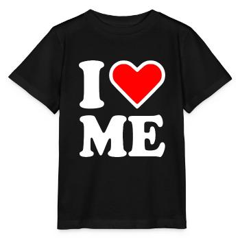I love me - T-shirt bio MINI CREATOR Stanley/Stella Enfant - noir - Devant - Mikhail (115cm)