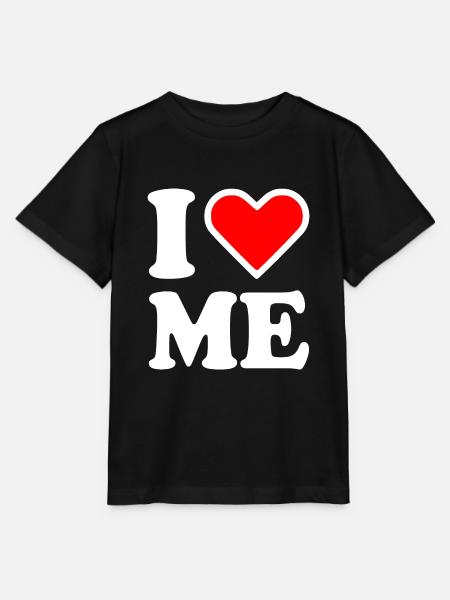 I love me - Stanley/Stella T-shirt MINI CREATOR til børn - sort