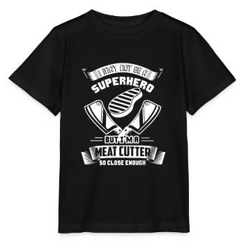 Coupe-viande Je suis un coupe-viande - T-shirt bio MINI CREATOR Stanley/Stella Enfant - noir - Devant - Mikhail (115cm)