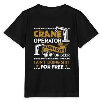 Grutier Grutier Cash Love - T-shirt bio MINI CREATOR Stanley/Stella Enfant - noir - Devant - Mikhail (115cm)