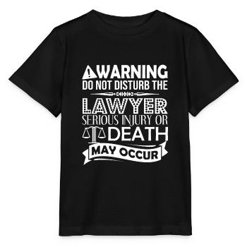 Lawyer Do Not Disturb The Lawyer - Stanley/Stella MINI CREATOR Kids’ T-Shirt - black - Front - Mikhail (115cm)