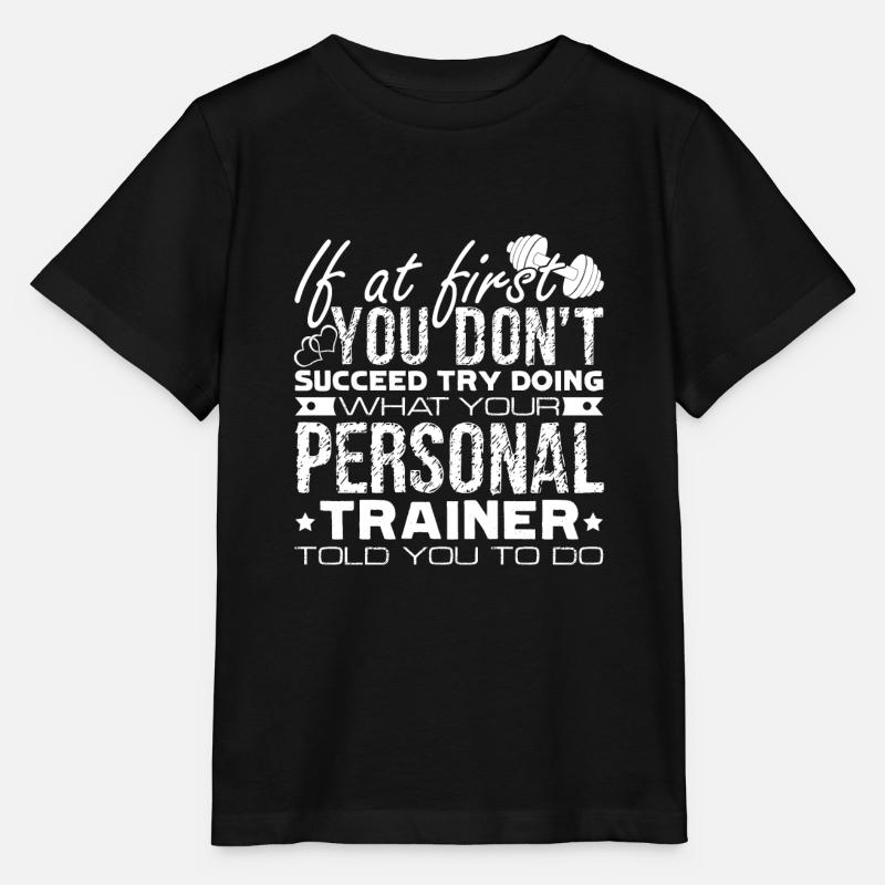 Personal Trainer Personal Trainer Job - Stanley/Stella MINI CREATOR Kids’ T-Shirt - black