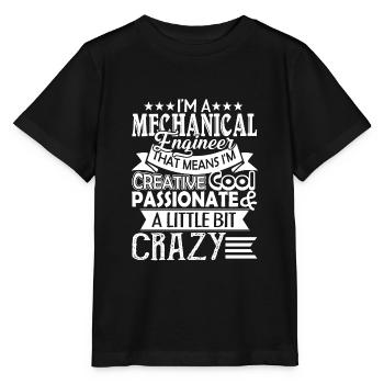 Mechanical Engineer Cool Mechanical Engineer - Stanley/Stella MINI CREATOR Kids’ T-Shirt - black - Front - Mikhail (115cm)