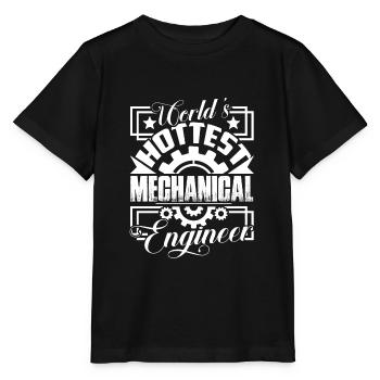 Mechanical Engineer Hottest Mechanical Engineer - Stanley/Stella MINI CREATOR Kids’ T-Shirt - black - Front - Mikhail (115cm)