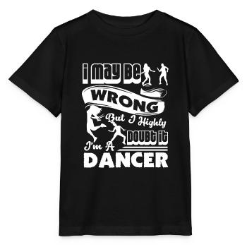 Danseur je suis un danseur - T-shirt bio MINI CREATOR Stanley/Stella Enfant - noir - Devant - Mikhail (115cm)