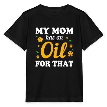 Huile essentielle - T-shirt bio MINI CREATOR Stanley/Stella Enfant - noir - Devant - Mikhail (115cm)