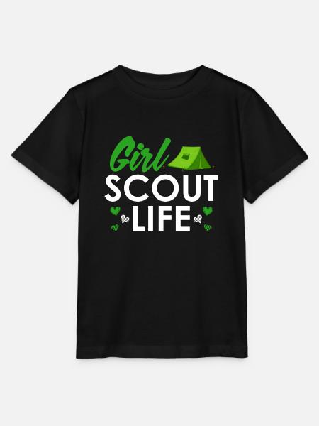 Scout Girl Life - Scouts Girl Scouts - T-shirt bio MINI CREATOR Stanley/Stella Enfant - noir