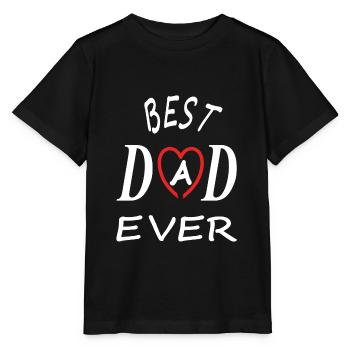 Best father best dad and son dad and daughter - Stanley/Stella MINI CREATOR Kids’ T-Shirt - black - Front - Mikhail (115cm)