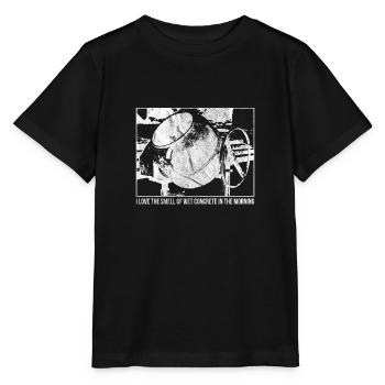 J'adore l'odeur du béton mouillé le matin - T-shirt bio MINI CREATOR Stanley/Stella Enfant - noir - Devant - Mikhail (115cm)