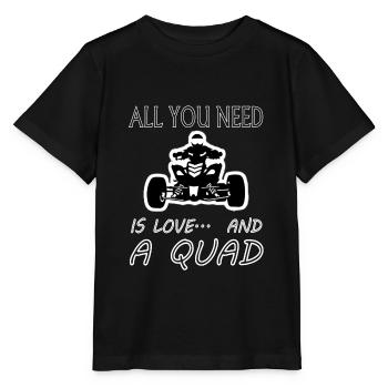 Quadfahren Quadfahrer Stuntman Stunt Geschenkidee - Stanley/Stella Kinder T-Shirt MINI CREATOR  - Schwarz - Vorne - Mikhail (115cm)