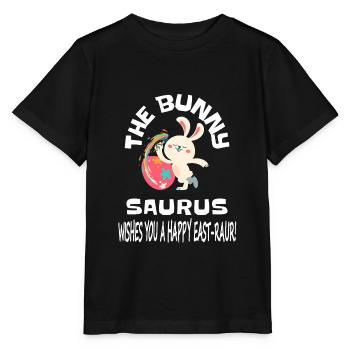 Frohe Ostern Osterhase frohes Fest Möhre Geschenk - Stanley/Stella Kinder T-Shirt MINI CREATOR  - Schwarz - Vorne - Mikhail (115cm)