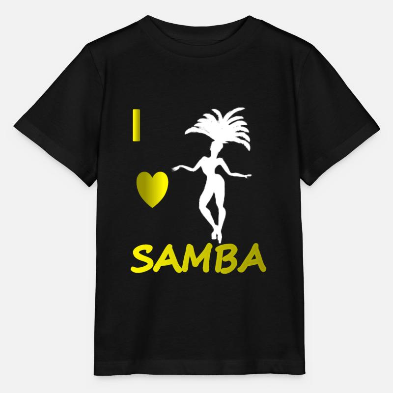 Danse samba danse samba j'aime la danse samba - T-shirt bio MINI CREATOR Stanley/Stella Enfant - noir