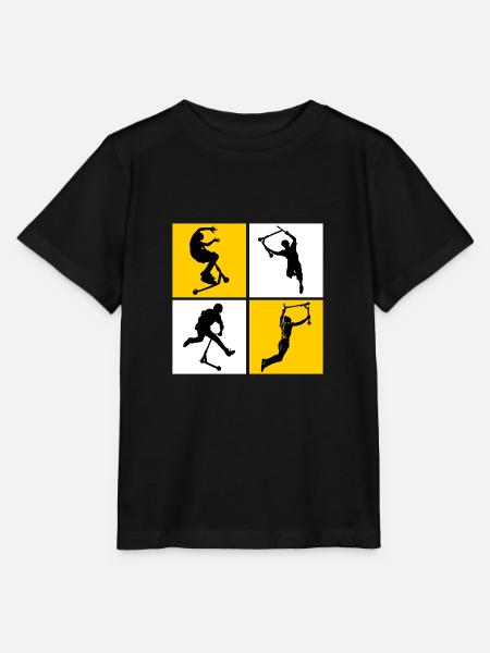 Freestyle-Roller - Stanley/Stella Kinder T-Shirt MINI CREATOR - Schwarz